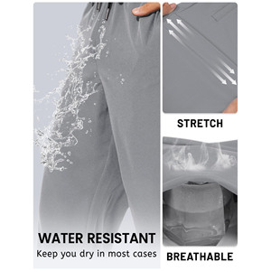 High Quality Men's Trousers Custom Logo Printing Knitted Pocket Men's Pants Casual Joggers Comfortable <b>Elastic</b> Waist Sweatpants - Product Image 3