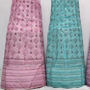 Filet à paillettes lourd élégant Lehenga avec Choli et Butti Work Dupatta pour les acheteurs en gros mondiaux des fêtes d'hiver - Product Image 3