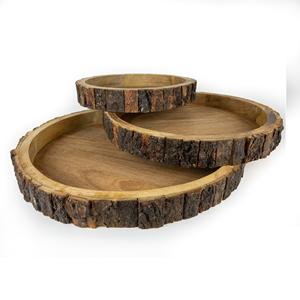 ถาดเสิร์ฟพร้อมเครื่องใช้ในครัวทำจากไม้มะม่วงอุปกรณ์รับประทานอาหารดีไซน์ทันสมัยและไม่เหมือนใคร - Product Image 3