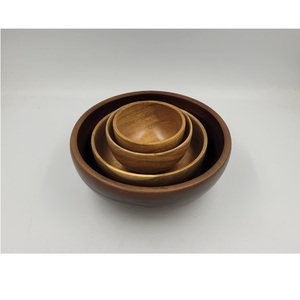 Tazón de Madera de Acacia Ecológico de Alta Calidad, Marca Huhipro, Diseño Minimalista Hecho a Mano, D15H5 cm, Artesanía Vietnamita - Product Image 6