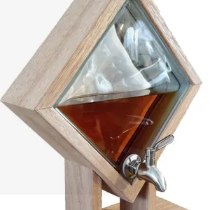 Whiskey Thùng Dispenser/Oak lão hóa Thùng tuổi của riêng bạn Whiskey bia rượu Thùng Dispenser/Gỗ Whiskey Dispenser thanh rượu