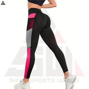 High Quality Customized Printing Women Mid Waist Thin Leggings Wholesale <b>Bamboo</b> <b>Fiber</b> Winter Breathable Knee-Length Mesh Sports - Product Image 4