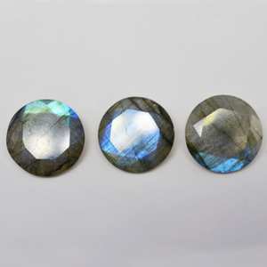 Cabujón de piedras preciosas de labradorita llamativa azul Natural de primera calidad, piedra de fuego múltiple para la fabricación de joyas de alta gama - Product Image 2