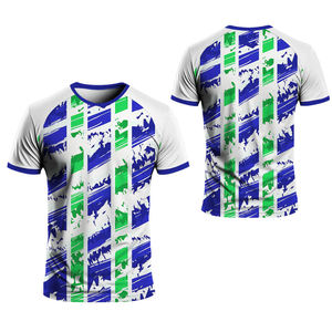 Camiseta de Fútbol Personalizada para Hombre, Uniforme de Equipo con Logotipo Impreso Personalizado, Manga Corta, Material Transpirable - Product Image 5