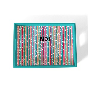 Plateau de service personnalisé fait à la main décoratif plateau en bois maison cuisine restauration utilisation serveur alimentaire plus populaire vente - Product Image 3