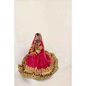 Vêtements vintage décontractés en gros, robes afghanes, vente chaude, robe maxi évasée en 3 pièces, ensemble brodé avec dupatta - Product Image 2