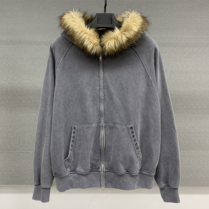 Designer de luxe Heavyweight Hoodies 600gsm French Terry Boxy Graphic Hoodie Vintage Sun Faded Washed Men Oversize Hoodie - Product Image 1