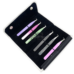 Pinzas de Extensión de Pestañas de Calidad Profesional para Pestañas Clásicas, Ligeras y Antiestáticas - Product Image 5