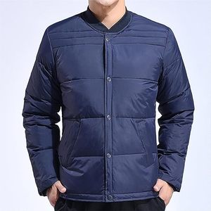 Nueva chaqueta de bombardero acolchada con cuello levantado con cremallera impermeable ultraligera personalizada con estilo para hombres aventuras al aire libre - Product Image 2