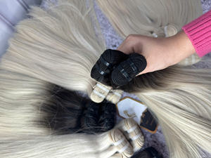 Extensiones de cabello de trama única Remy vietnamita virgen Elección de salón profesional con calidad de lujo de Super doble dibujado - Product Image 2