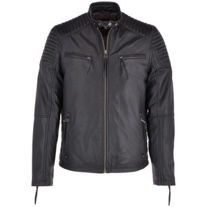 Chaqueta Bomber de Cuero Genuino para Hombre, Camuflaje, Primavera, Impermeable, Cortavientos, Calidad Premium - Product Image 2