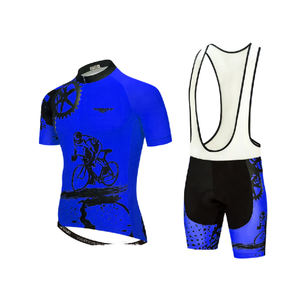 Conjunto de Jersey de Ciclismo de secado rápido para hombre de calidad extrema diseño personalizado uniformes de Ciclismo de manga corta ropa de bicicleta conjunto de chándal OEM - Product Image 5