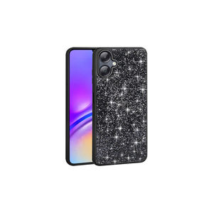 Étui de luxe rose avec strass en diamant pour Samsung Galaxy A06, coque brillante en silicone, placage électrolytique, cuir de luxe, PC - Product Image 2