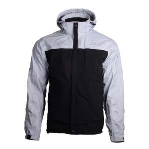 OAAX Veste coupe-vent imperméable en polyester enduit pour homme avec coupe-vent fitness style décontracté - Product Image 1