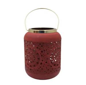 Linterna colgante elegante de lujo de diseñador decorativo más vendida acabado en polvo rojo hecho a mano personalizado disponible - Product Image 3