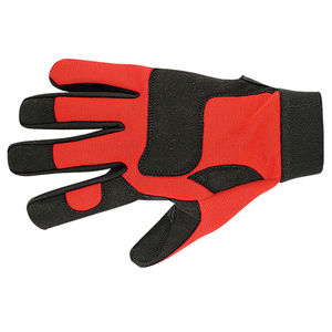Guantes de trabajo de seguridad de cuero de cabra genuino con ala pulgar espalda azul costilla montaje mecánico guantes de cuero para mecánicos de montaje - Product Image 2