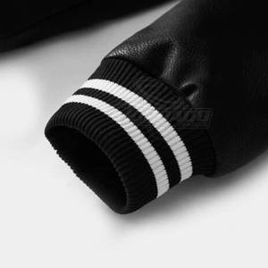 Nouvelle arrivée : veste en cuir respirante pour homme, coupe slim, style streetwear haut de gamme, qualité supérieure, design et couleur personnalisables (OEM disponible) - Product Image 5