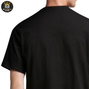 T-shirt à manches courtes pour hommes avec logo personnalisé sérigraphié T-shirt 100% coton avec strass pour hommes coupe ample - Product Image 5