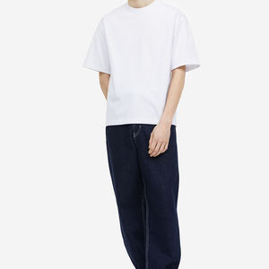 Bonne qualité 100% coton séchage rapide glace soie tricoté tissu respirant été haut de gymnastique avec col rond personnalisable - Product Image 2