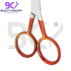 Ciseaux à sourcils de couleur rouge 4 pouces bonne vente qualité supérieure dernier produit pédicure ongle ciseaux à cuticules en acier inoxydable - Product Image 6