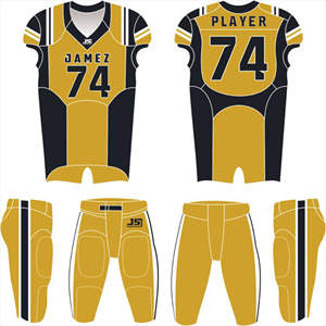 Vente en gros OEM Impression Football Américain Logo Personnalisé Rugby Pratique Jersey Unisexe Pour Maillot Football Américain, - Product Image 1