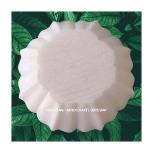 Rango de precio bajo hecho a mano Super mármol Calidad Trabajo flor forma Uruli para Decoración - Product Image 2