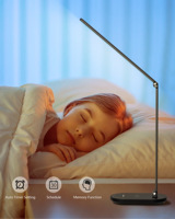 VOCOlinc Station de charge rapide mobile 3 en 1 Chargeur sans fil avec lampe de bureau à lumière LED