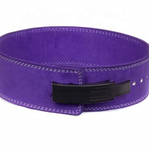 Ceinture en cuir de vachette à paillettes personnalisée de 10mm pour femmes haltérophilie confortable avec boucle en acier brillant et étincelant - Product Image 3