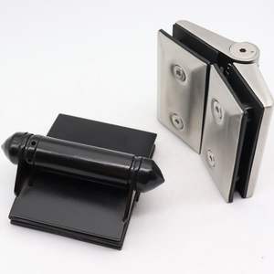 Valla de barandilla de piscina Puerta de resorte oscilante Bisagra de abrazadera de puerta de vidrio de cierre automático de pared a vidrio - Product Image 2