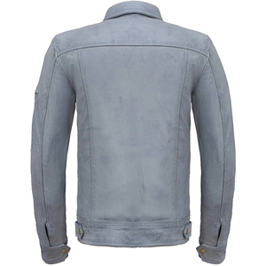 Chaquetas de cuero de moda de motocicleta Vintage clásica para hombres al por mayor precio barato abrigos de cuero para hombre chaquetas de trabajo con logotipo personalizado - Product Image 3