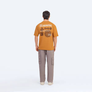 เสื้อยืดผ้าฝ้าย100% สำหรับผู้ชาย2025ใหม่เสื้อยืดพิมพ์ลาย DTF ขนาดพลัสไซส์250 GSM - Product Image 6