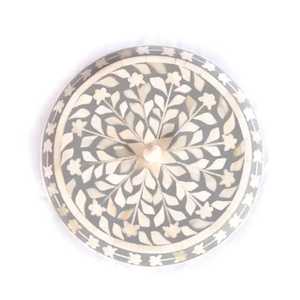 Premium Bone Inlay Jewelry <b>Chest</b> with Resin Detailing Handmade Decorative MOP Organizer Box for Wedding & Anniversary Gifts - Product Image 4