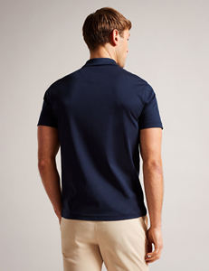 Polo de algodón de lujo, ajustado, marca personalizada disponible con tu logotipo personalizado, ropa de calle de moda, polos para hombre, marca - Product Image 3