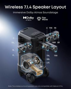 Proyector de Cine en Casa Móvil Soundcore Nebulas X1 Pro 4K de Calidad Superior - Product Image 2