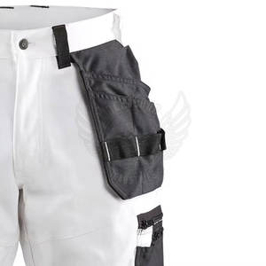 Pantalones de Trabajo Ligeros, Ropa de Seguridad con Cintura Elástica, Diseño Multibolsillos, Tela Flexible, Cómodos para Uso Diario - Product Image 5