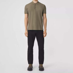 Tendance en gros respirant européen et américain nouveaux panneaux supérieurs en tissu de bambou de coton de haute qualité polos pour hommes - Product Image 4
