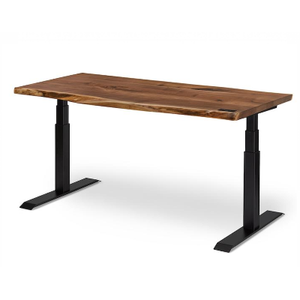 SMARTDESK PRO WOOD a Adjustable <b>Computer</b> <b>Desk</b> with Durable Features for Home Office and Living Room Use - Product Image 1