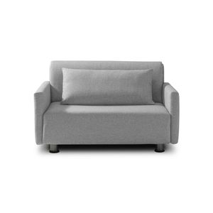 EVERGREENWEB Piccolo Divano Letto Matrimoniale 120 cm Made in Italy Convertibile Pieghevole con Materasso e Rivestimento Rimovibile Salvaspazio - Product Image 1