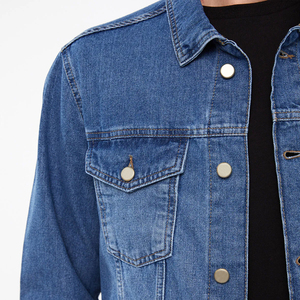 Vêtements d'hiver Vestes Demin pour hommes, couleur unie, service OEM personnalisé, dernier style, vestes en jean pour hommes teintes unies - Product Image 6