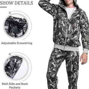 Luxury Custom Wholesale <b>Track</b> <b>Suit</b> <b>for</b> Men High Quality Tech Fleece Sportswear Breathable Printed Jogging Set Sublimated High - Product Image 4