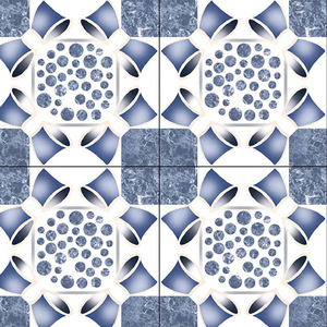 กระเบื้องเซรามิกปูพื้นผิวมันวาว400X400mm การออกแบบที่ทันสมัยเกรดพรีเมียมสำหรับการตกแต่งห้องนอน - Product Image 1