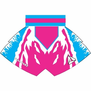 Acheter de nouveaux shorts d'entraînement de style 100% polyester mma colorés pour Muay Thai Shorts de boxe MMA Shorts de boxe pour garçons 2025 - Product Image 2