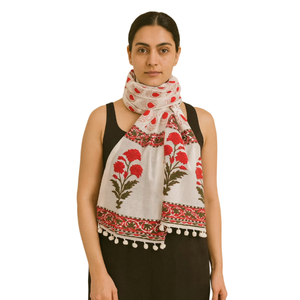 Étole en coton de haute qualité pour femmes, écharpe douce et tendance pour un usage moderne, au meilleur prix - Product Image 1