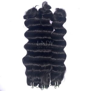 Extensiones de Cabello Humano Vietnamita de la Más Alta Calidad, Ondulado, Colores Personalizables, Precio al por Mayor, Paquete 2025 - Product Image 5