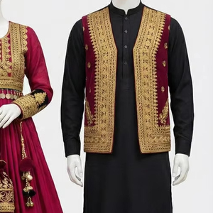 Dernière collection de vêtements traditionnels indiens et pakistanais, robe afghane respirante pour femmes 2024, style confortable et nouveau, couleur blanc et rose - Product Image 3