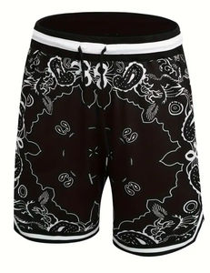 Premium haute qualité 100% coton/polyester hommes Fitness Baseball Shorts 6 pouces entrejambe solide motif blanc maille Baseball Shorts - Product Image 3