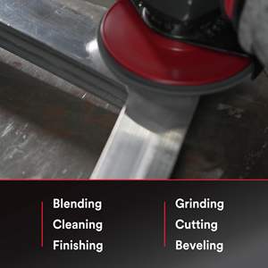 Meuleuse d'angle professionnelle 13 A 120 V avec interrupteur à palette 4,5-5 pouces (180 mm/230 mm/125 mm) pour la découpe, le meulage, le polissage et l'élimination de la rouille - Product Image 3