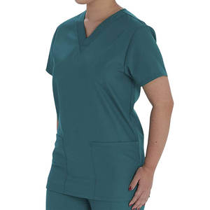 Uniformes de enfermería más vendidos conjuntos con bolsillos etiqueta privada personalizada conjunto de Enfermería de secado rápido - Product Image 3