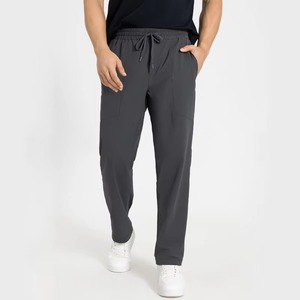 กางเกงกีฬาฤดูร้อนสำหรับผู้ชายแห้งเร็วดีไซน์ขาตรงยาวฟิตเนสกลางแจ้งและกางเกงลำลอง - Product Image 2