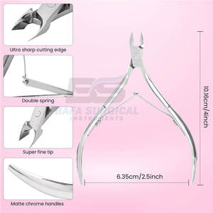 ที่ตัดเล็บสแตนเลสแบบหนา สำหรับเล็บเท้าหนา เครื่องมือทำเล็บมือและเล็บเท้าระดับมืออาชีพ - Product Image 3